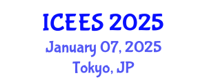 International Conference on Earthquake Engineering and Seismology (ICEES) January 07, 2025 - Tokyo, Japan