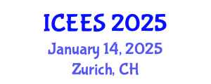 International Conference on Earthquake Engineering and Seismology (ICEES) January 14, 2025 - Zurich, Switzerland
