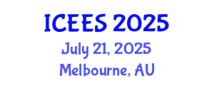 International Conference on Earthquake Engineering and Seismology (ICEES) July 21, 2025 - Melbourne, Australia
