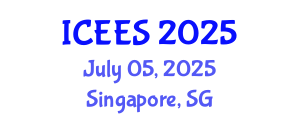 International Conference on Earthquake Engineering and Seismology (ICEES) July 05, 2025 - Singapore, Singapore