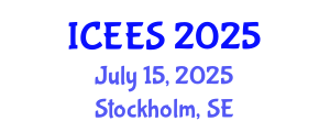 International Conference on Earthquake Engineering and Seismology (ICEES) July 15, 2025 - Stockholm, Sweden