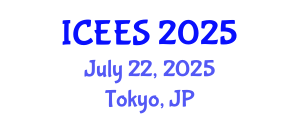 International Conference on Earthquake Engineering and Seismology (ICEES) July 22, 2025 - Tokyo, Japan