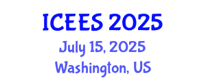 International Conference on Earthquake Engineering and Seismology (ICEES) July 15, 2025 - Washington, United States