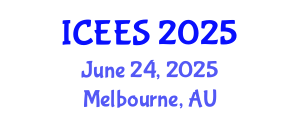 International Conference on Earthquake Engineering and Seismology (ICEES) June 24, 2025 - Melbourne, Australia