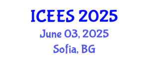 International Conference on Earthquake Engineering and Seismology (ICEES) June 03, 2025 - Sofia, Bulgaria