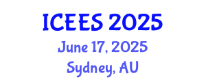 International Conference on Earthquake Engineering and Seismology (ICEES) June 17, 2025 - Sydney, Australia