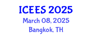 International Conference on Earthquake Engineering and Seismology (ICEES) March 08, 2025 - Bangkok, Thailand