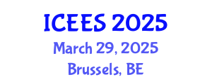 International Conference on Earthquake Engineering and Seismology (ICEES) March 29, 2025 - Brussels, Belgium