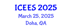 International Conference on Earthquake Engineering and Seismology (ICEES) March 25, 2025 - Doha, Qatar