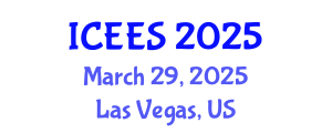 International Conference on Earthquake Engineering and Seismology (ICEES) March 29, 2025 - Las Vegas, United States