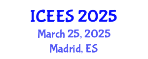 International Conference on Earthquake Engineering and Seismology (ICEES) March 25, 2025 - Madrid, Spain