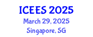 International Conference on Earthquake Engineering and Seismology (ICEES) March 29, 2025 - Singapore, Singapore