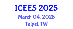International Conference on Earthquake Engineering and Seismology (ICEES) March 04, 2025 - Taipei, Taiwan