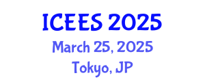 International Conference on Earthquake Engineering and Seismology (ICEES) March 25, 2025 - Tokyo, Japan