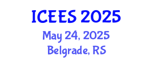 International Conference on Earthquake Engineering and Seismology (ICEES) May 24, 2025 - Belgrade, Serbia