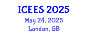 International Conference on Earthquake Engineering and Seismology (ICEES) May 24, 2025 - London, United Kingdom