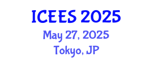 International Conference on Earthquake Engineering and Seismology (ICEES) May 27, 2025 - Tokyo, Japan