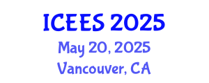International Conference on Earthquake Engineering and Seismology (ICEES) May 20, 2025 - Vancouver, Canada