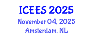 International Conference on Earthquake Engineering and Seismology (ICEES) November 04, 2025 - Amsterdam, Netherlands