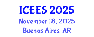International Conference on Earthquake Engineering and Seismology (ICEES) November 18, 2025 - Buenos Aires, Argentina