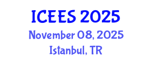 International Conference on Earthquake Engineering and Seismology (ICEES) November 08, 2025 - Istanbul, Turkey