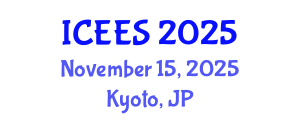International Conference on Earthquake Engineering and Seismology (ICEES) November 15, 2025 - Kyoto, Japan