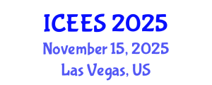 International Conference on Earthquake Engineering and Seismology (ICEES) November 15, 2025 - Las Vegas, United States