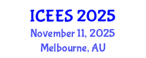 International Conference on Earthquake Engineering and Seismology (ICEES) November 11, 2025 - Melbourne, Australia