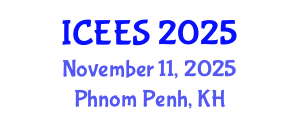 International Conference on Earthquake Engineering and Seismology (ICEES) November 11, 2025 - Phnom Penh, Cambodia