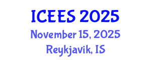 International Conference on Earthquake Engineering and Seismology (ICEES) November 15, 2025 - Reykjavik, Iceland