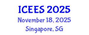 International Conference on Earthquake Engineering and Seismology (ICEES) November 18, 2025 - Singapore, Singapore