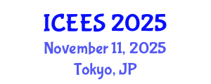 International Conference on Earthquake Engineering and Seismology (ICEES) November 11, 2025 - Tokyo, Japan