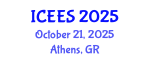 International Conference on Earthquake Engineering and Seismology (ICEES) October 21, 2025 - Athens, Greece