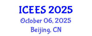 International Conference on Earthquake Engineering and Seismology (ICEES) October 06, 2025 - Beijing, China