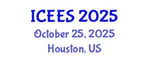 International Conference on Earthquake Engineering and Seismology (ICEES) October 25, 2025 - Houston, United States