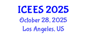 International Conference on Earthquake Engineering and Seismology (ICEES) October 28, 2025 - Los Angeles, United States