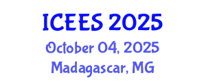 International Conference on Earthquake Engineering and Seismology (ICEES) October 04, 2025 - Madagascar, Madagascar