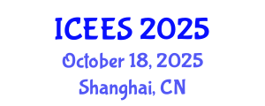 International Conference on Earthquake Engineering and Seismology (ICEES) October 18, 2025 - Shanghai, China