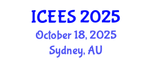 International Conference on Earthquake Engineering and Seismology (ICEES) October 18, 2025 - Sydney, Australia