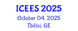 International Conference on Earthquake Engineering and Seismology (ICEES) October 04, 2025 - Tbilisi, Georgia