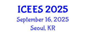 International Conference on Earthquake Engineering and Seismology (ICEES) September 16, 2025 - Seoul, Republic of Korea