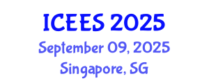 International Conference on Earthquake Engineering and Seismology (ICEES) September 09, 2025 - Singapore, Singapore