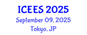 International Conference on Earthquake Engineering and Seismology (ICEES) September 09, 2025 - Tokyo, Japan