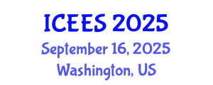 International Conference on Earthquake Engineering and Seismology (ICEES) September 16, 2025 - Washington, United States