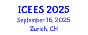 International Conference on Earthquake Engineering and Seismology (ICEES) September 16, 2025 - Zurich, Switzerland