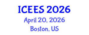 International Conference on Earthquake Engineering and Seismology (ICEES) April 20, 2026 - Boston, United States International Conference on Earthquake Engineering and Seismology (ICEES) April 20, 2026 - Boston, United States