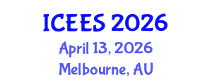 International Conference on Earthquake Engineering and Seismology (ICEES) April 13, 2026 - Melbourne, Australia International Conference on Earthquake Engineering and Seismology (ICEES) April 13, 2026 - Melbourne, Australia