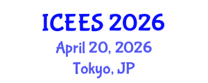 International Conference on Earthquake Engineering and Seismology (ICEES) April 20, 2026 - Tokyo, Japan International Conference on Earthquake Engineering and Seismology (ICEES) April 20, 2026 - Tokyo, Japan