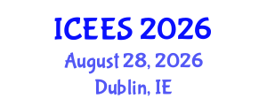 International Conference on Earthquake Engineering and Seismology (ICEES) August 28, 2026 - Dublin, Ireland International Conference on Earthquake Engineering and Seismology (ICEES) August 28, 2026 - Dublin, Ireland