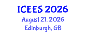 International Conference on Earthquake Engineering and Seismology (ICEES) August 21, 2026 - Edinburgh, United Kingdom